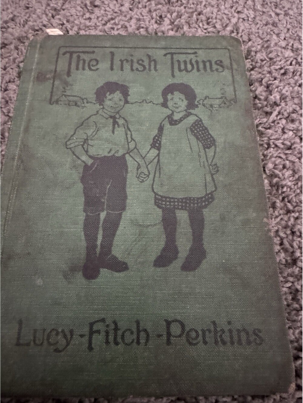 THE IRISH TWINS, English Book,1913, By LUCY FITCH PERKINS Hardcover RARE